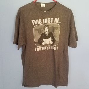 Mens L Delta Tee Tshirt